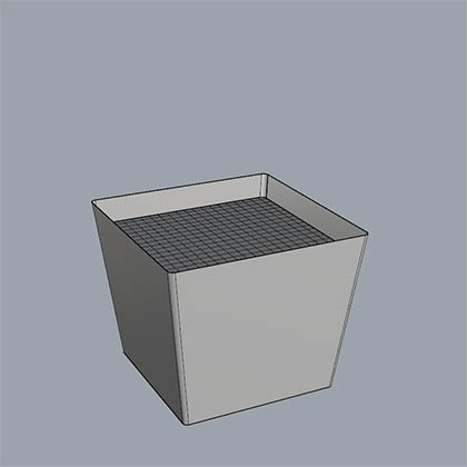 wietplant-scroggen-een-plant-pot-met-aarde scrog pot met aarde